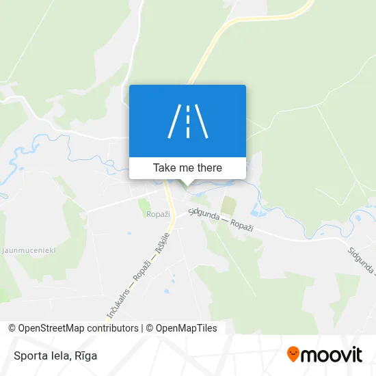 Sporta Iela map