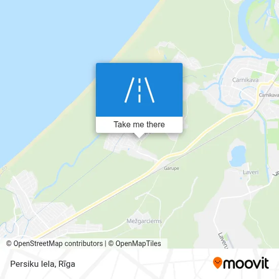 Persiku Iela map