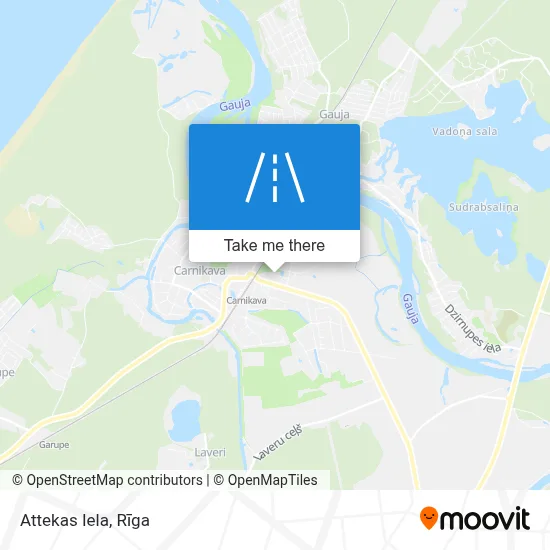 Attekas Iela map