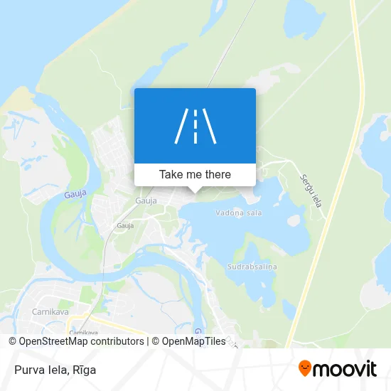 Purva Iela map