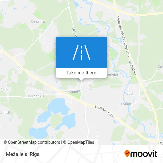 Meža Iela map