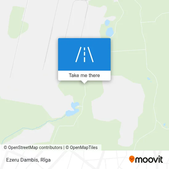 Ezeru Dambis map