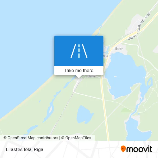 Lilastes Iela map