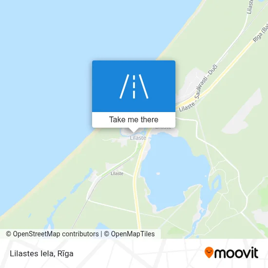 Lilastes Iela map