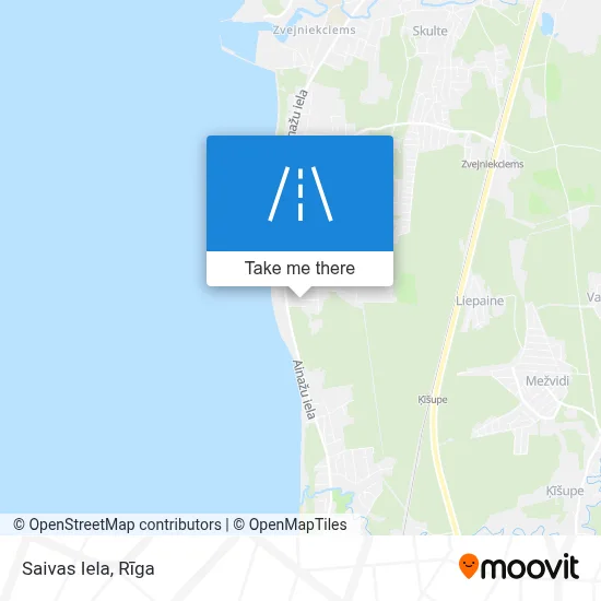 Saivas Iela map
