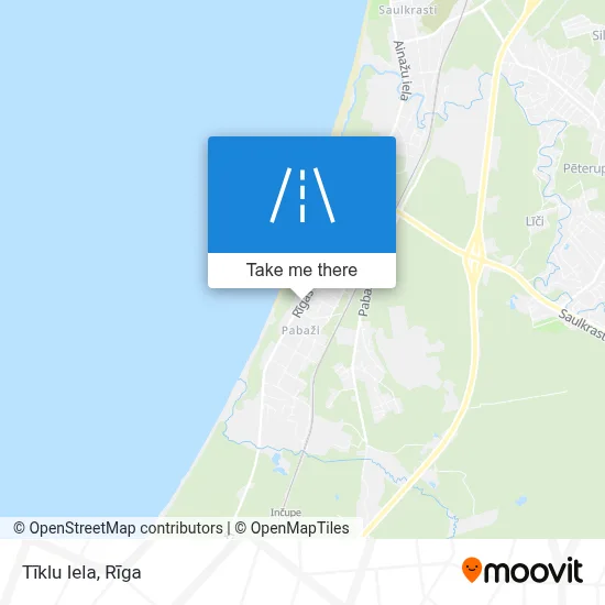 Tīklu Iela map