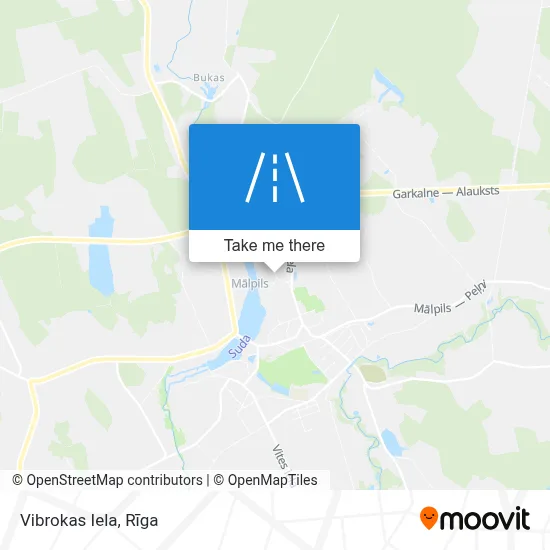 Vibrokas Iela map