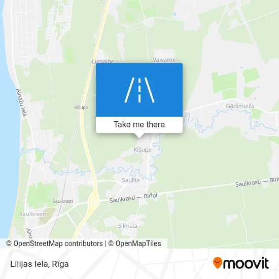 Lilijas Iela map