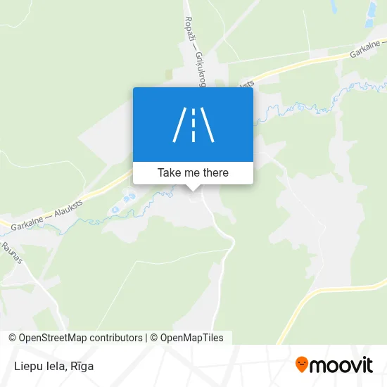 Liepu Iela map