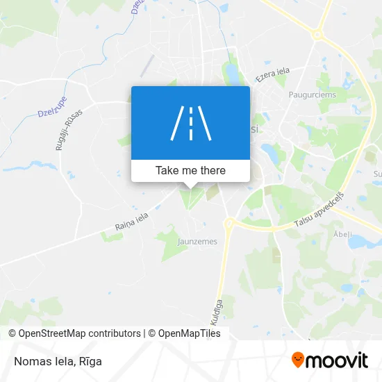 Nomas Iela map
