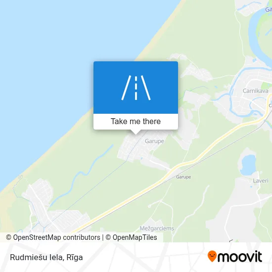 Rudmiešu Iela map