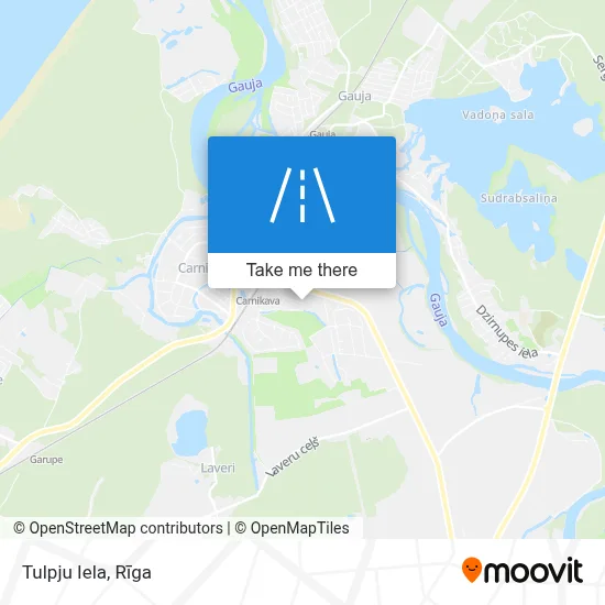 Tulpju Iela map