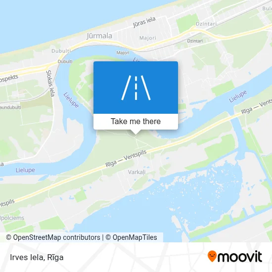 Irves Iela map
