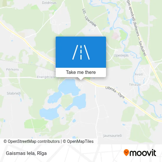 Gaismas Iela map