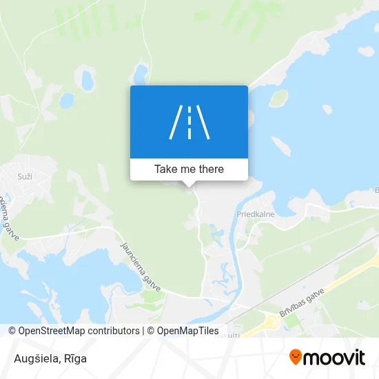Augšiela map