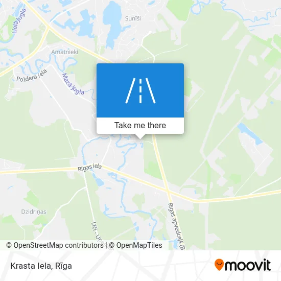 Krasta Iela map