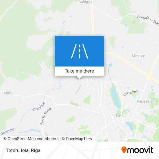 Teteru Iela map