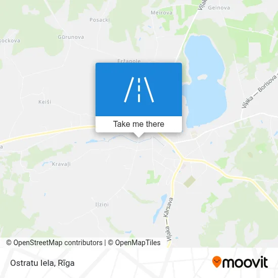 Ostratu Iela map