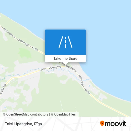 Talsi-Upesgrīva map