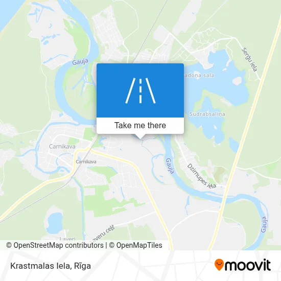 Krastmalas Iela map