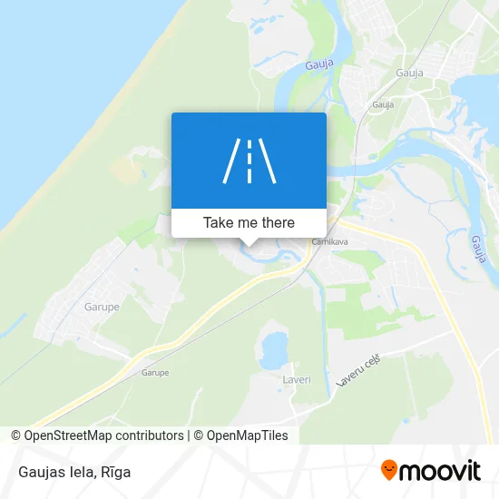 Gaujas Iela map