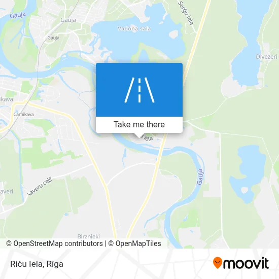 Riču Iela map