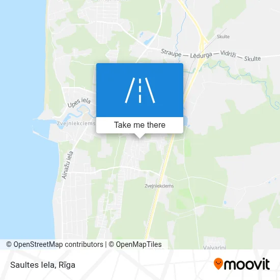 Saultes Iela map