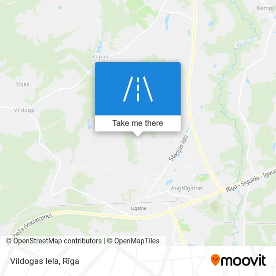 Vildogas Iela map