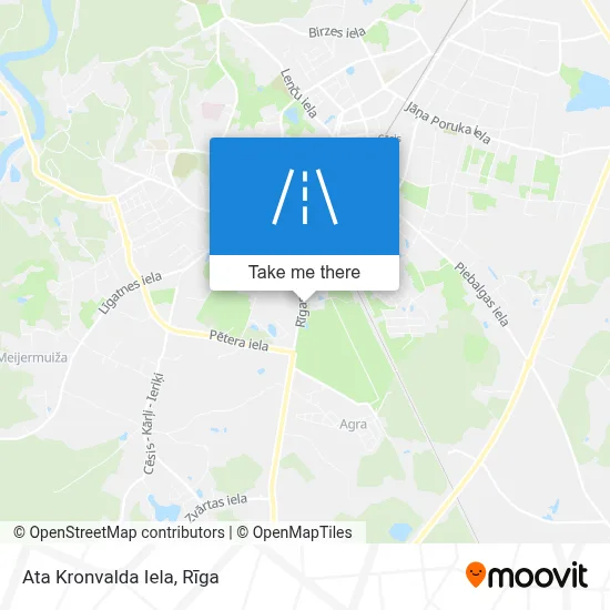 Ata Kronvalda Iela map