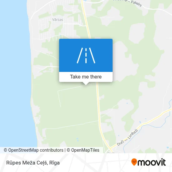 Rūpes Meža Ceļš map