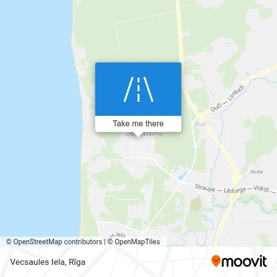 Vecsaules Iela map