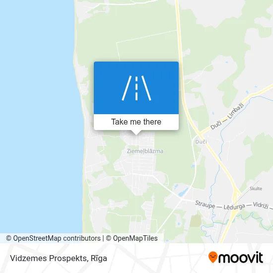 Vidzemes Prospekts map