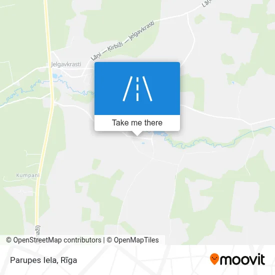 Parupes Iela map