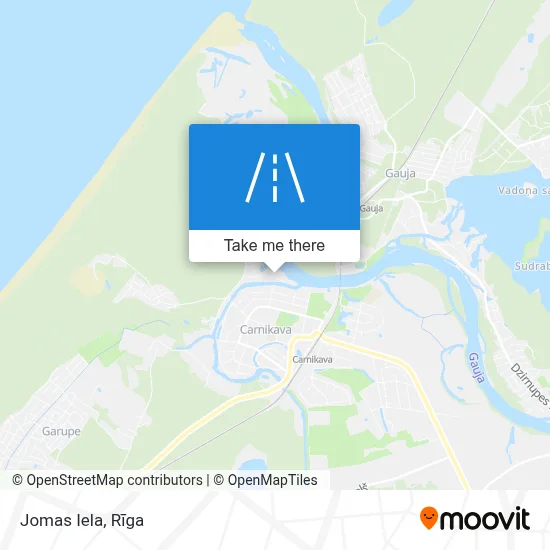 Jomas Iela map