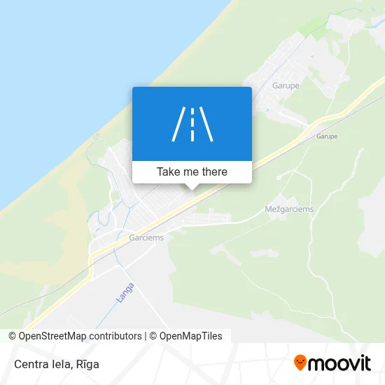 Centra Iela map