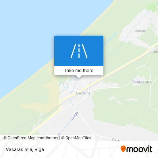 Vasaras Iela map