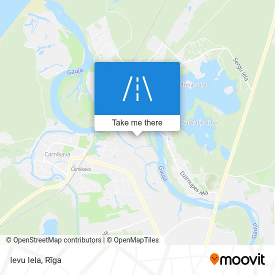 Ievu Iela map