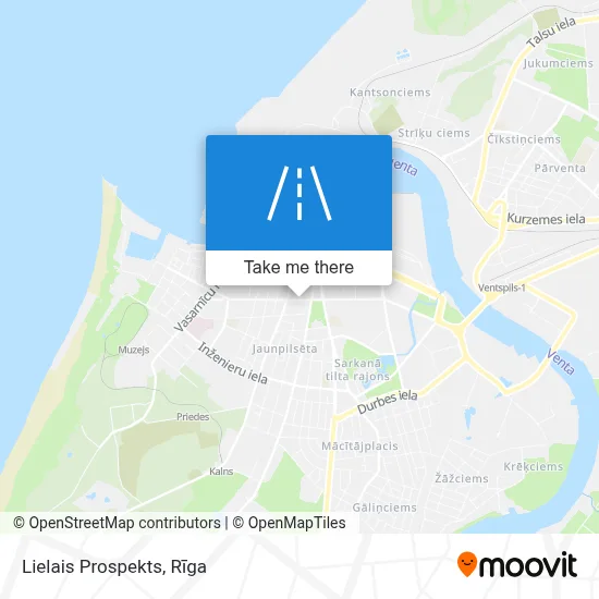 Lielais Prospekts map