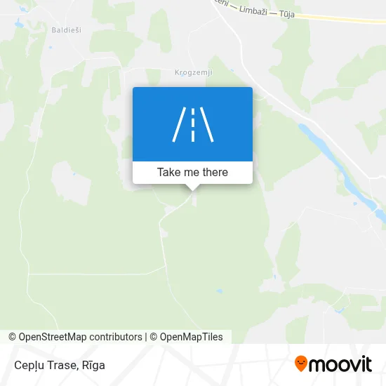 Cepļu Trase map