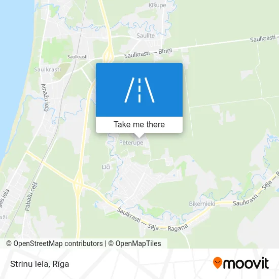 Strinu Iela map
