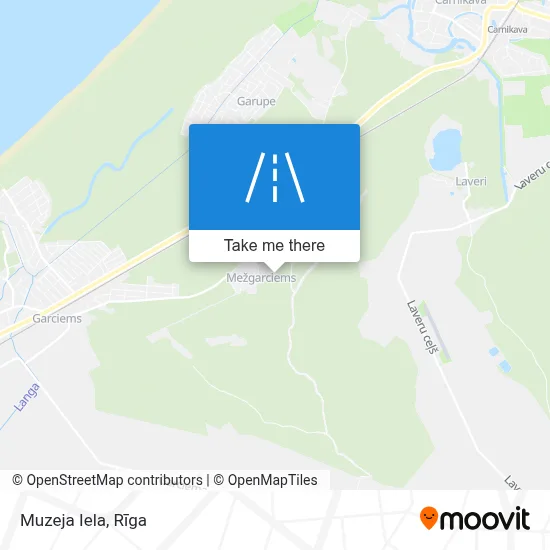 Muzeja Iela map