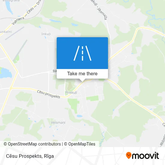 Cēsu Prospekts map