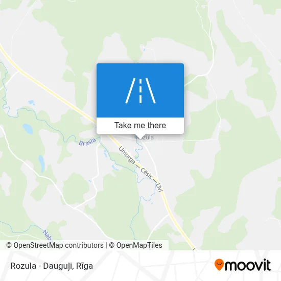 Rozula - Dauguļi map