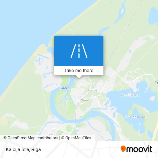 Kalcija Iela map