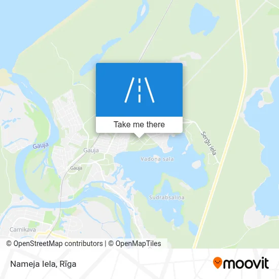 Nameja Iela map