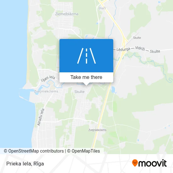 Prieka Iela map