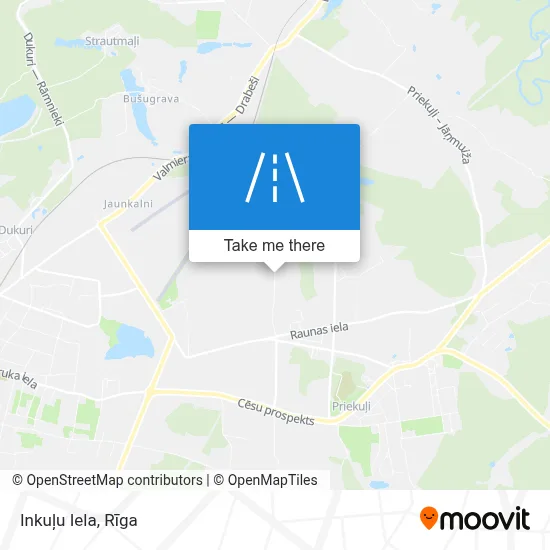 Inkuļu Iela map