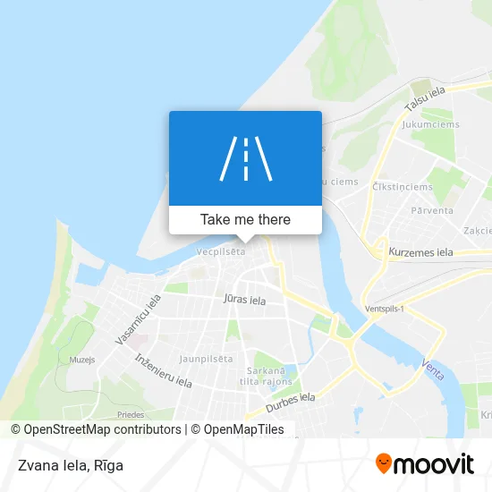 Zvana Iela map