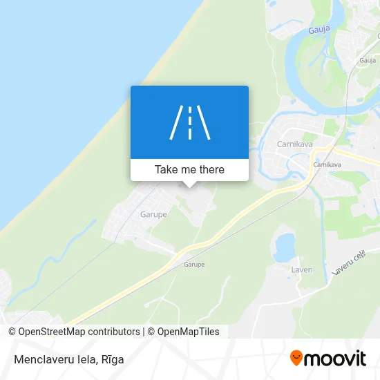 Menclaveru Iela map