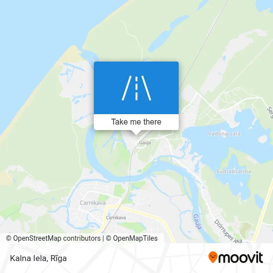 Kalna Iela map